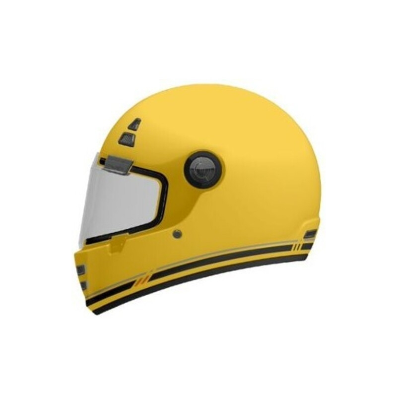 MT Jarama SV B2 casco moto integrale giallo opaco