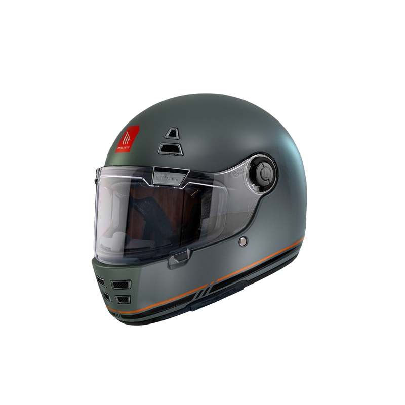MT Jarama SV B2 casco moto integrale grigio opaco