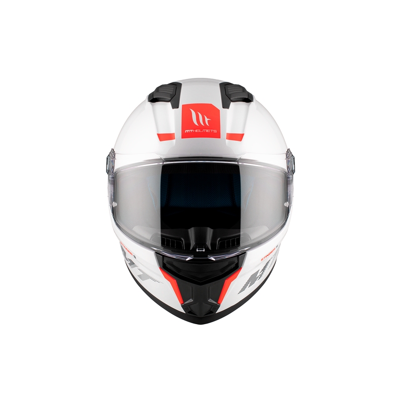 Casco moto integrale MT Stinger 2 Solid Gloss White