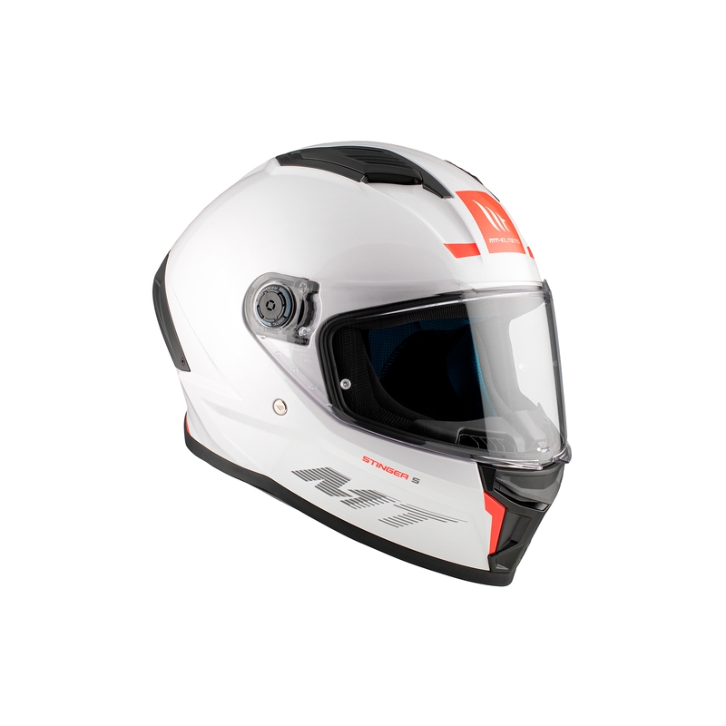 Casco moto integrale MT Stinger 2 Solid Gloss White