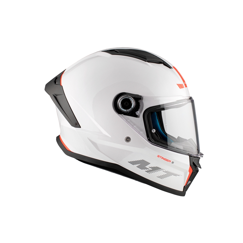 Casco moto integrale MT Stinger 2 Solid Gloss White