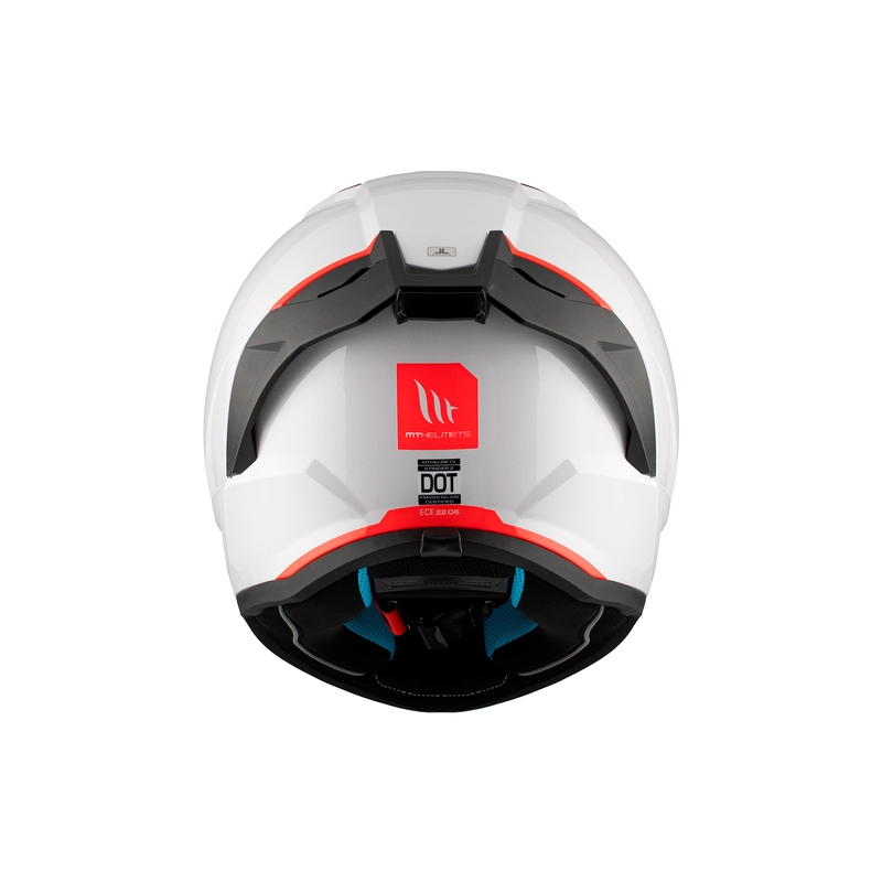 Casco moto integrale MT Stinger 2 Solid Gloss White