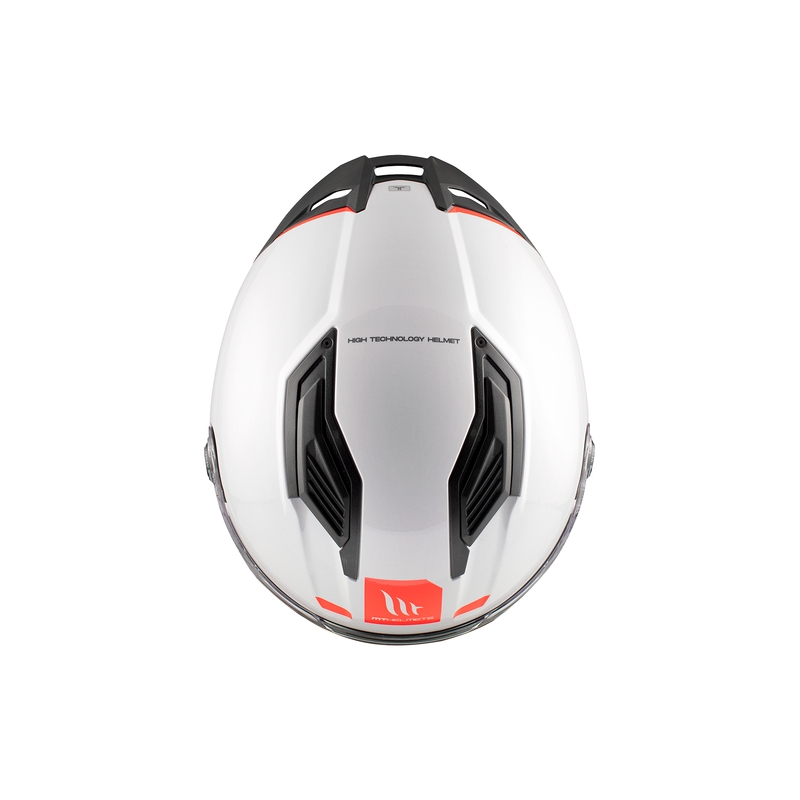 Casco moto integrale MT Stinger 2 Solid Gloss White