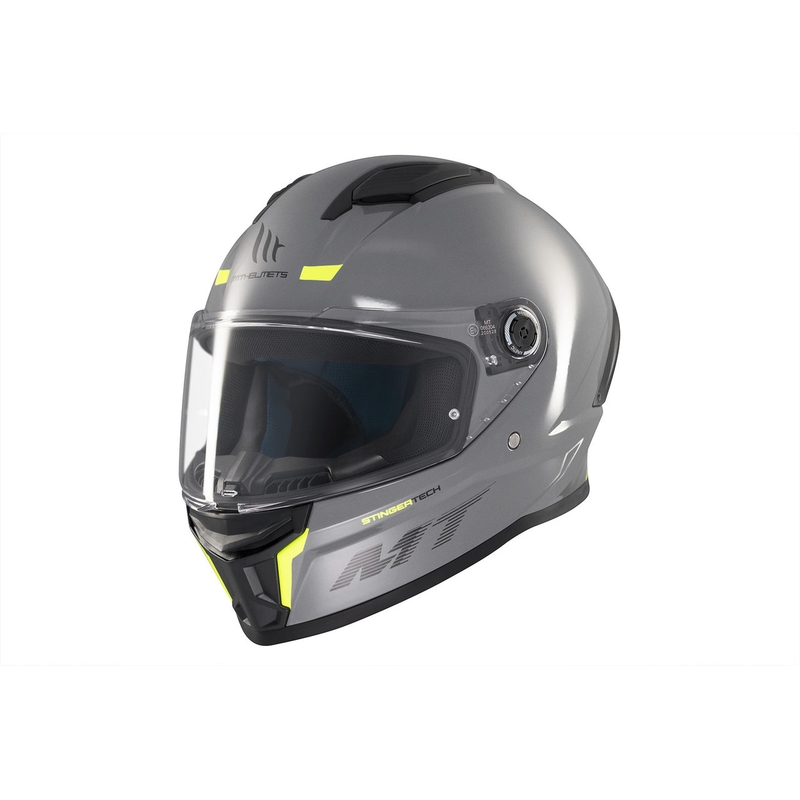 Casco moto integrale MT Stinger 2 Solid Gloss Grey
