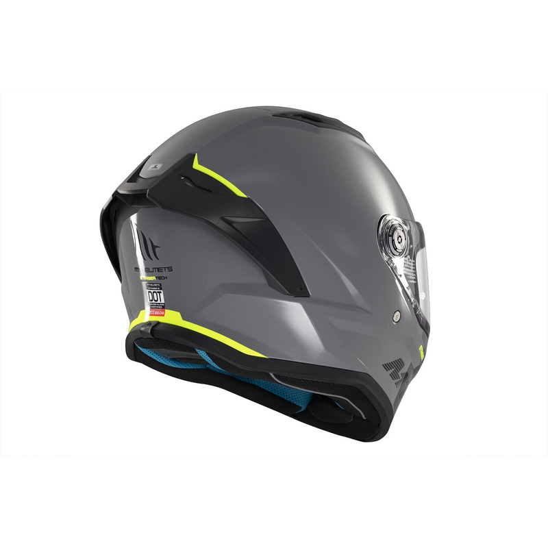 Casco moto integrale MT Stinger 2 Solid Gloss Grey