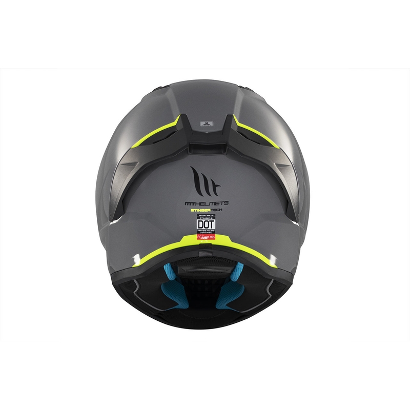 Casco moto integrale MT Stinger 2 Solid Gloss Grey