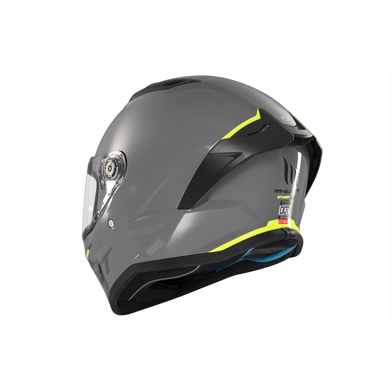 Casco moto integrale MT Stinger 2 Solid Gloss Grey