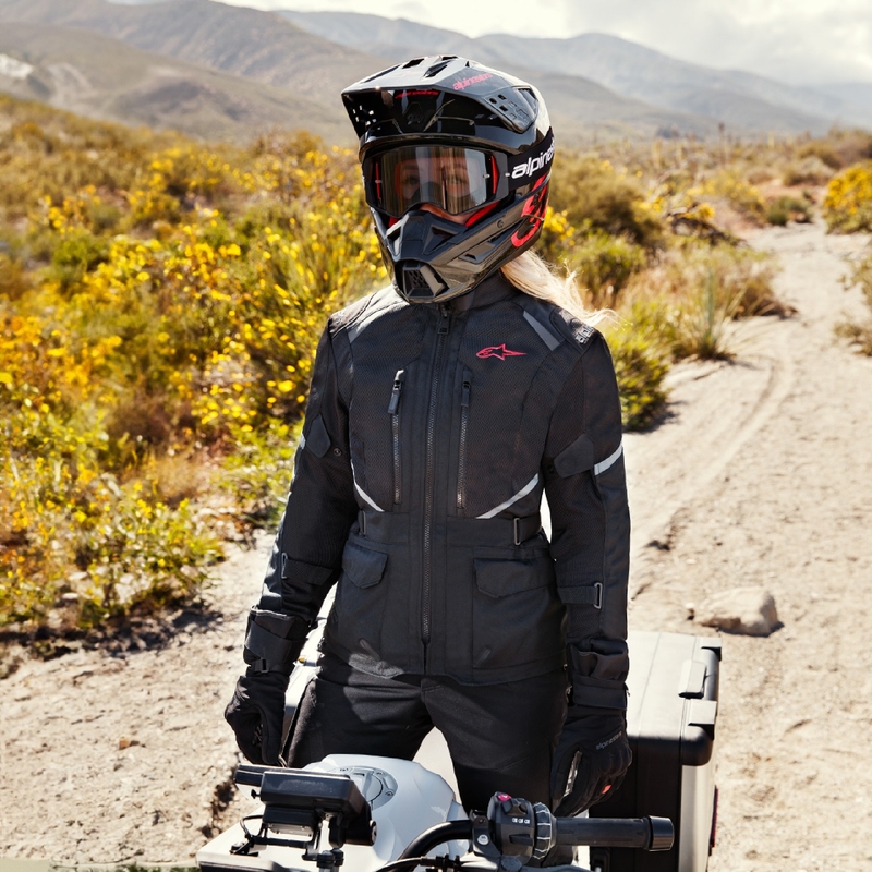 Giacca Moto da Donna Alpinestars Stella Andes Air Drystar Nera