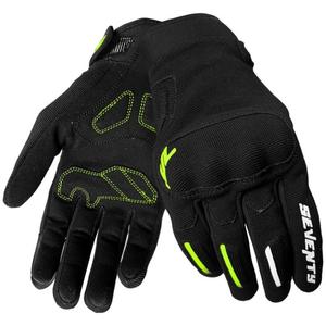 Guanti moto Seventy Degrees SD-C40 Nero asfalto-giallo fluo