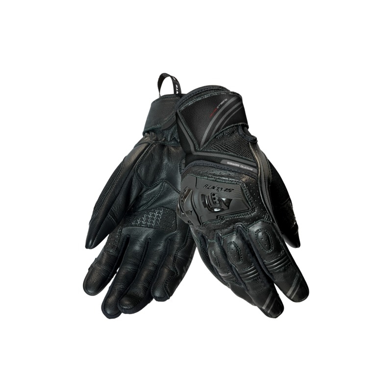 Guanti moto Seventy Degrees SD-N30 Mugello nero-grigio