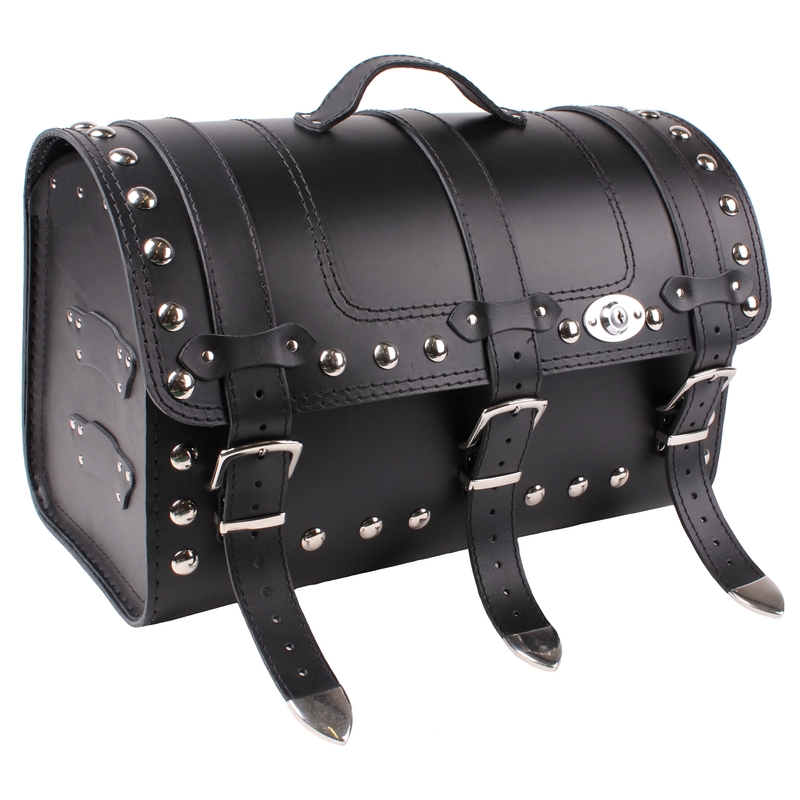 Chopper RSA-131B custodia in pelle per moto con serratura