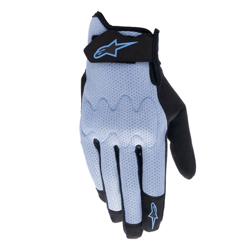 Guanti da moto Alpinestars Stated Air blu chiaro-nero