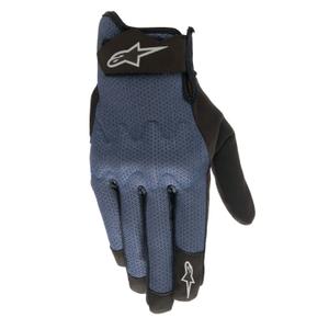 Guanti da moto Alpinestars Stated Air blu scuro-nero