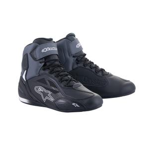 Stivali da moto Alpinestars Faster-3 Drystar Nero-Grigio Scuro