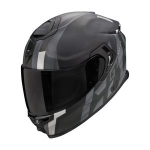 Casco moto integrale Scorpion EXO-GT SP AIR TOURADVEN nero-argento