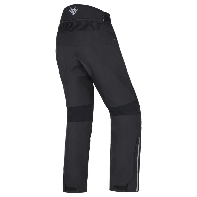 Pantaloni da moto da donna RSA Greby 2 nero e rosa - qualità II