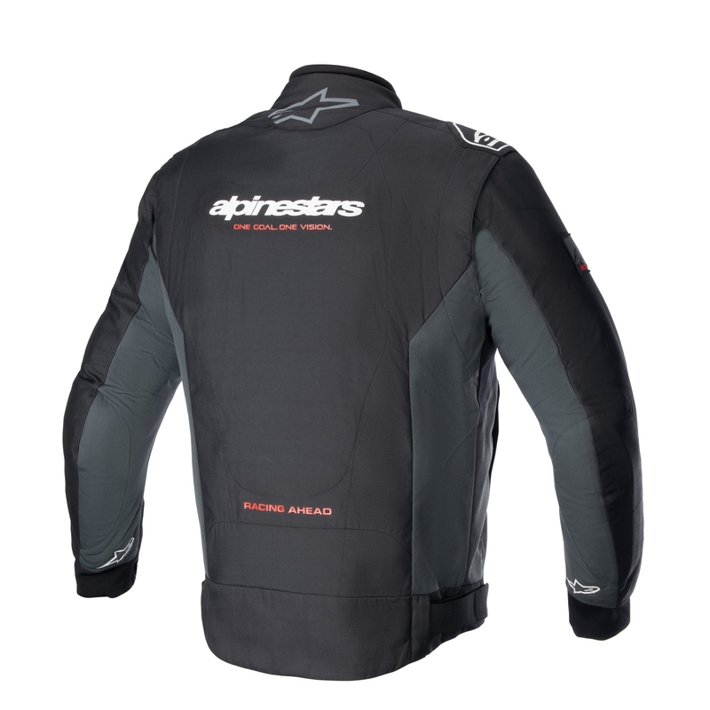Alpinestars Monza Sport Nero-Grigio-Rosso-Bianco Giacca da moto