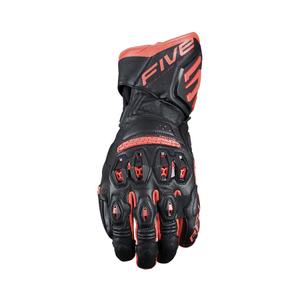 Guanti da moto FIVE RFX3 EVO nero-rosso fluo