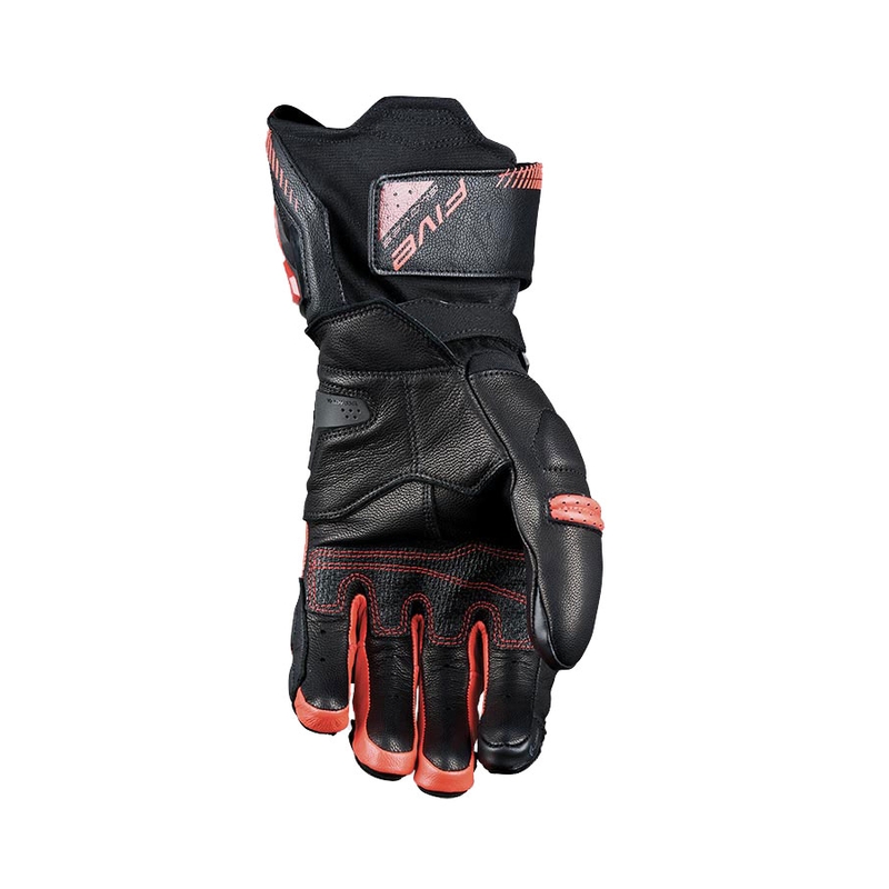 Guanti da moto FIVE RFX3 EVO nero-rosso fluo