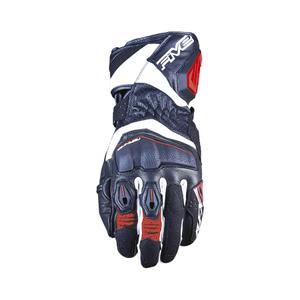 Guanti da moto FIVE RFX4 EVO nero-bianco-rosso