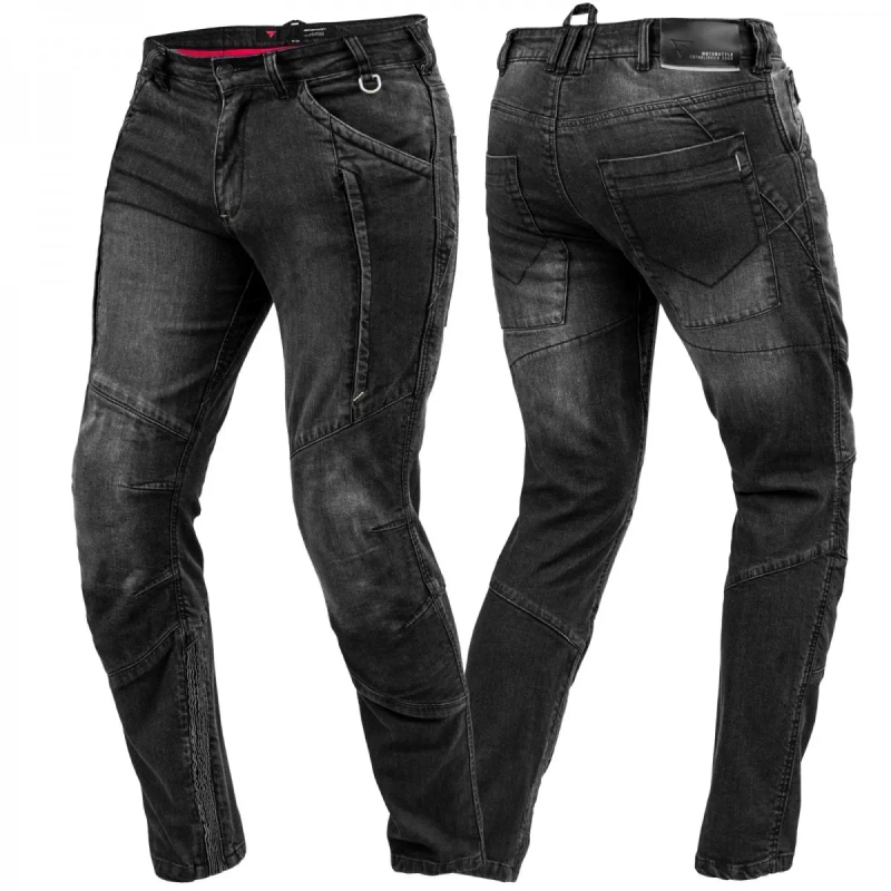 Jeans da moto Shima Ghost Black