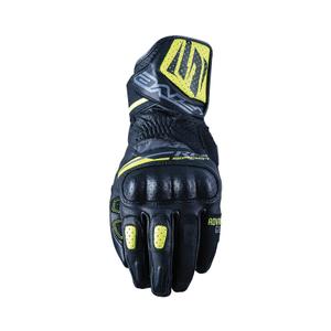 Guanti da moto FIVE RFX Sport nero-giallo fluo