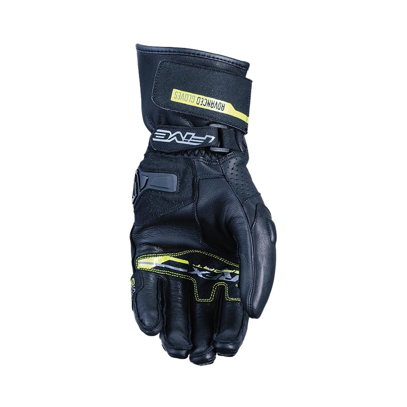 Guanti da moto FIVE RFX Sport nero-giallo fluo