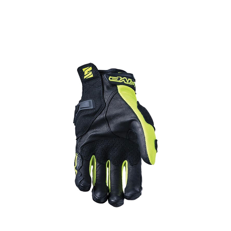 Guanti da moto FIVE SF3 nero-giallo fluo