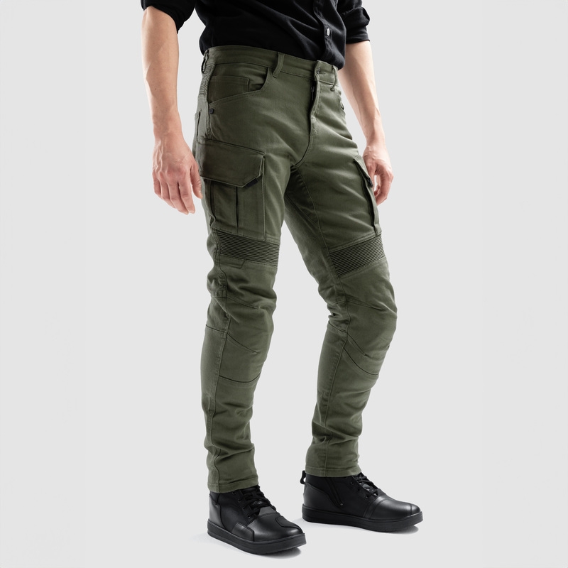 Jeans da moto Ozone Faster TP Green