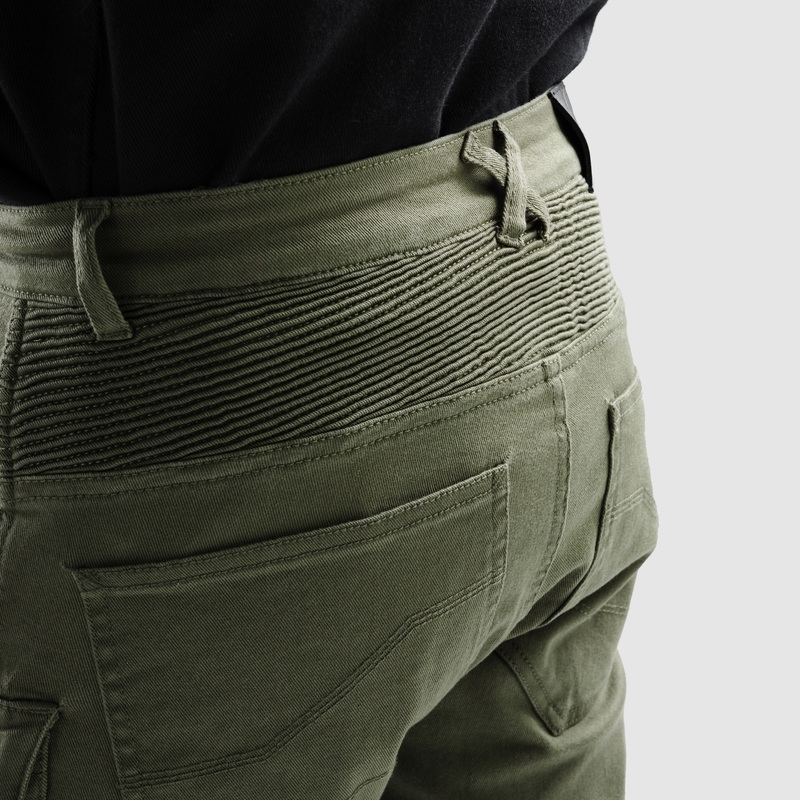 Jeans da moto Ozone Faster TP Green