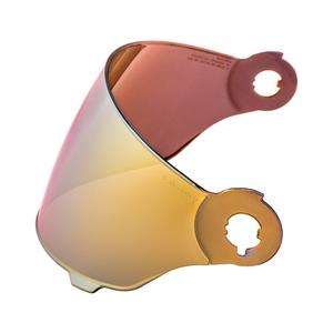 Cassida Plexi per caschi in fibra oro a specchio