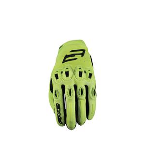 Guanti da moto FIVE Stunt Evo2 giallo fluo