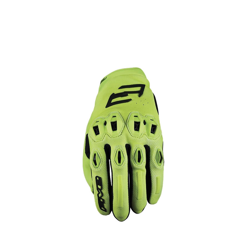 Guanti da moto FIVE Stunt Evo2 giallo fluo