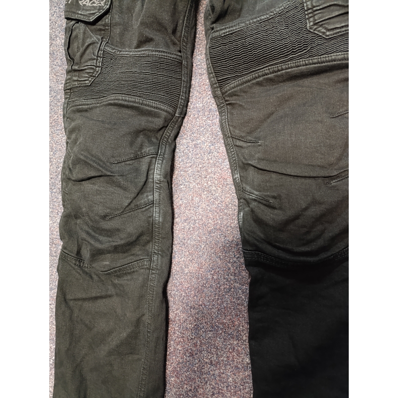 Jeansy na motorku Street Racer Cargo CE černé - II. jakost