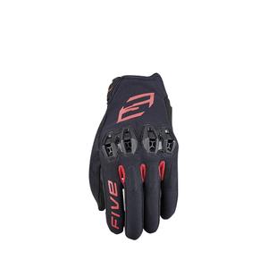 Guanti da moto FIVE Tricks nero-rosso