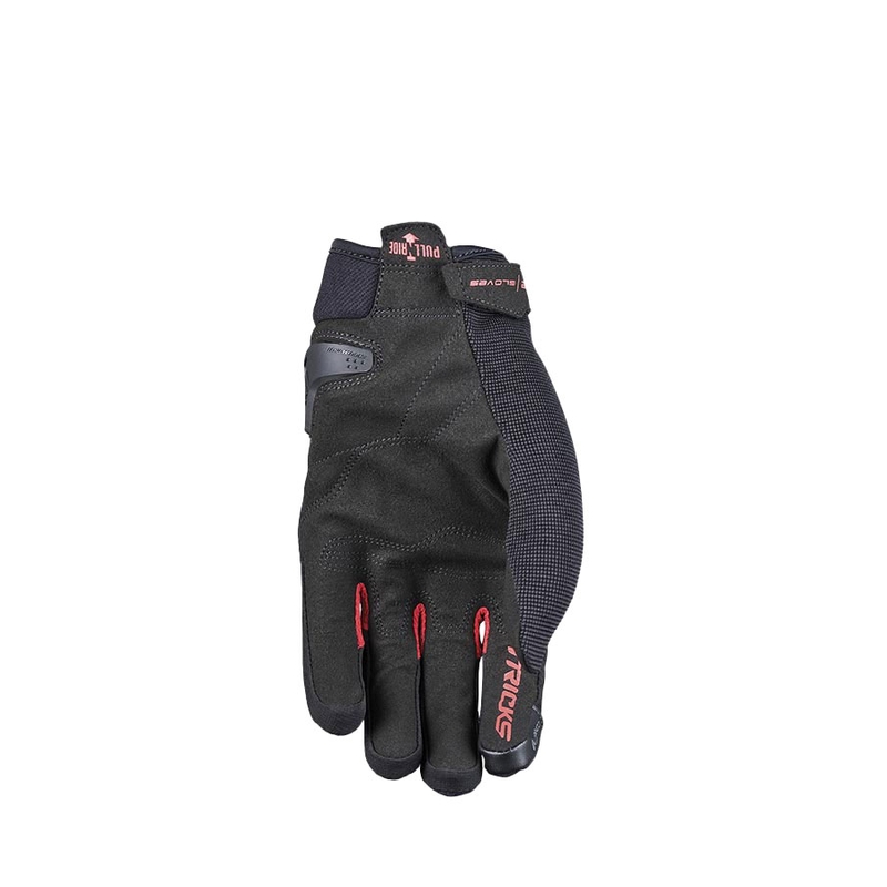 Guanti da moto FIVE Tricks nero-rosso Saldi