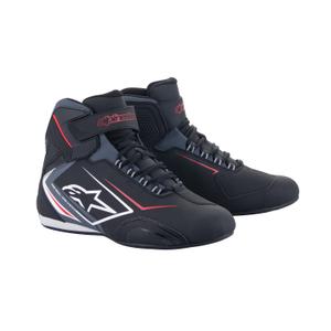 Stivali da moto Alpinestars Sektor Waterproof neri, bianchi e grigi