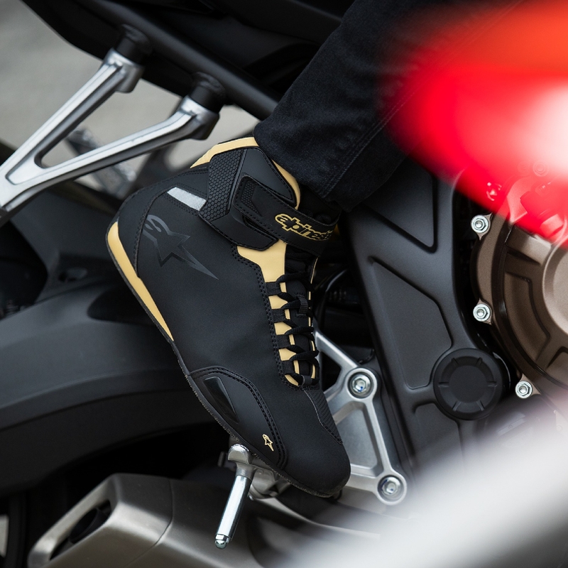 Stivali da moto Alpinestars Stella Sector Nero-Champagne Donna