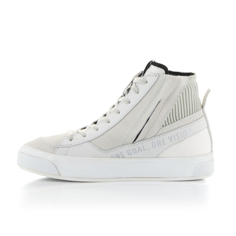 Stivali da moto Alpinestars Stella Stated Podium Donna Bianco e Grigio