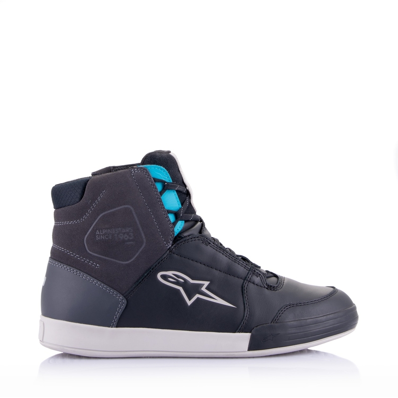 Stivali da moto Alpinestars Stella Chrome Drystar Donna Nero-Grigio-Blu