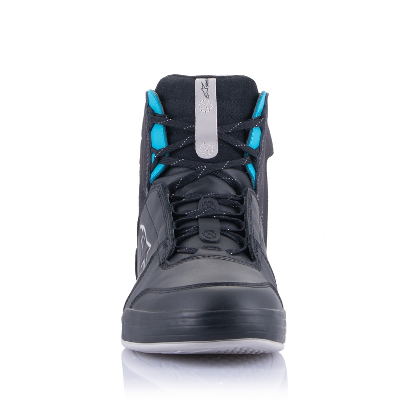 Stivali da moto Alpinestars Stella Chrome Drystar Donna Nero-Grigio-Blu