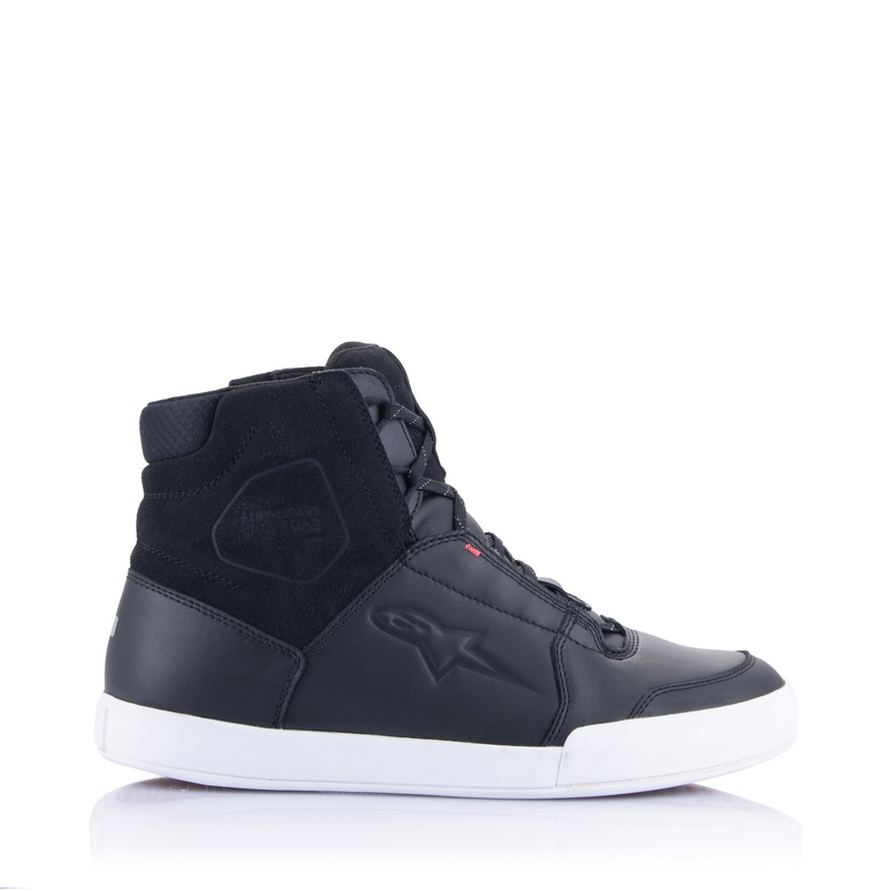 Stivali da moto Alpinestars Donna Stella Chrome Drystar Nero, Bianco e Rosa