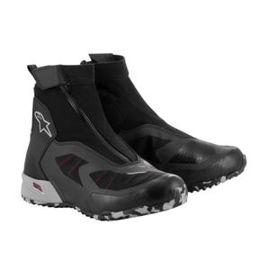 Stivali da moto Alpinestars CR-8 Gore-Tex nero-grigio-rosso