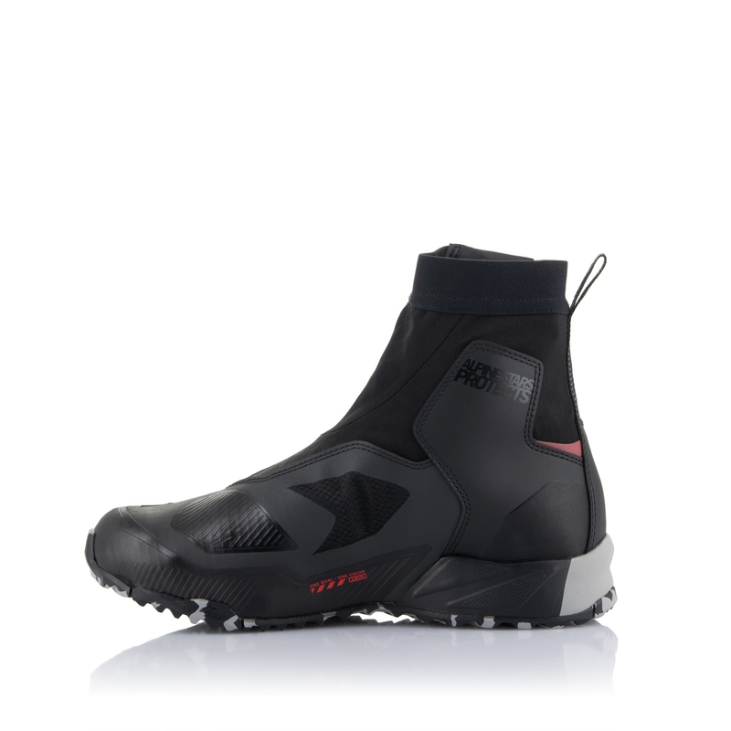 Stivali da moto Alpinestars CR-8 Gore-Tex nero-grigio-rosso
