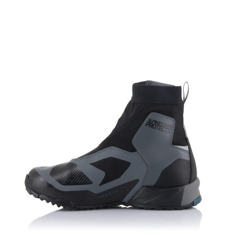 Stivali da moto Alpinestars CR-8 Gore-Tex nero-grigio-blu