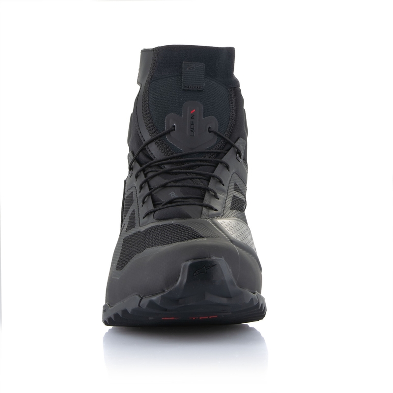 Stivali da moto Alpinestars CR-1 neri e grigio scuro