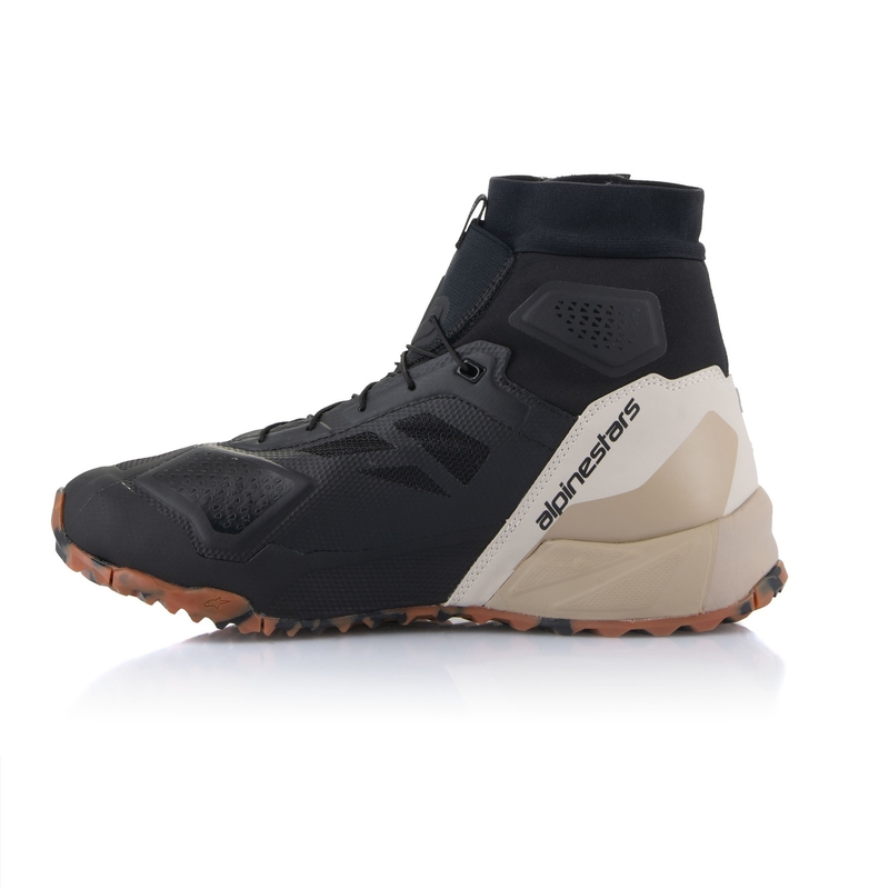 Stivali da moto Alpinestars CR-1 nero e marrone chiaro