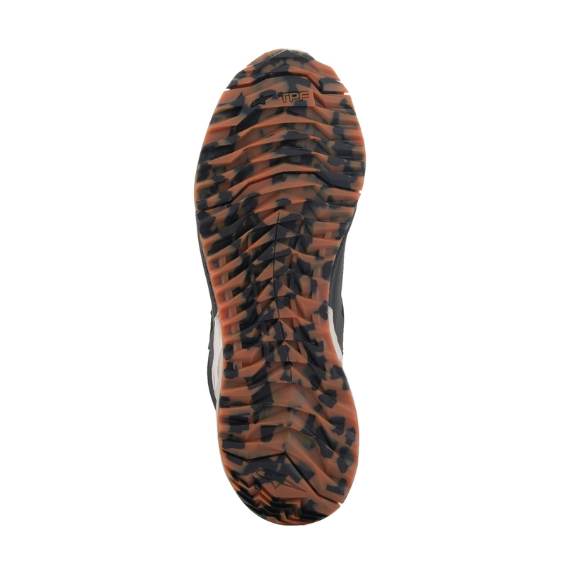 Stivali da moto Alpinestars CR-1 nero e marrone chiaro