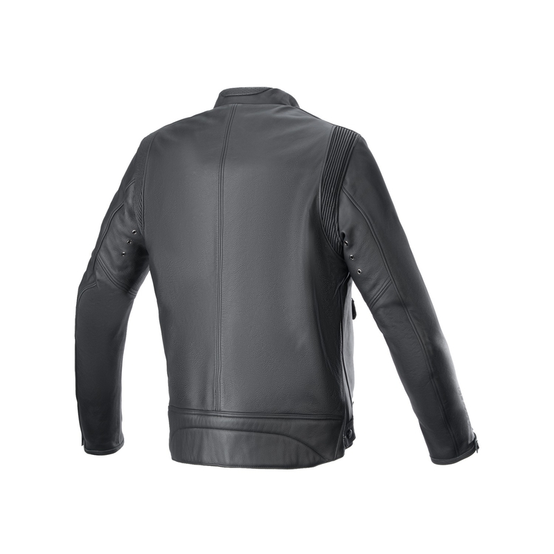 Alpinestars Dyno Giacca da moto in pelle nera-rossa-beige