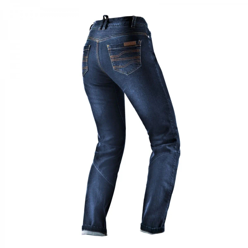 Jeans da moto da donna Shima Sansa blu
